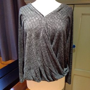 Rock and Republic Long Sleeve Crossover Tunic
